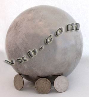 One Loose Bearing Ball 5" G400:vxb:Ball Bearing