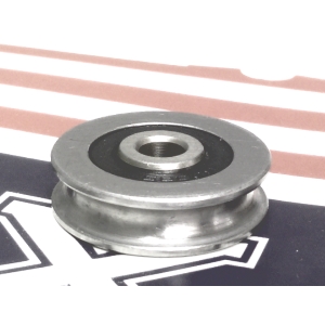 6mm Bore Bearing with 30mm 440C Stainless Steel Pulley U Groove Track Roller Bearing 6x30x8mm