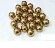 1/16" Inch Diameter G200 Loose Solid Bronze/Brass Bearings Balls - Pack of 100