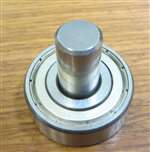 1/2 Inch Flanged Ball Bearing with 1/4 diameter integrated 7/8 Axle