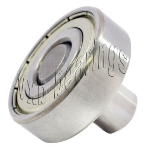 1/2" Inch Ball Bearing with integrated Axle:1/2"x1 3/8"x1 1/4":VXB Ball Bearing