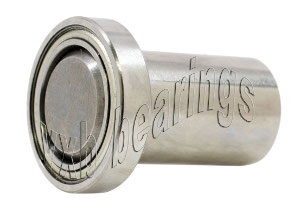1/4" Inch Ball Bearing with integrated Axle:1/4"x3/8"x7/8":VXB Ball Bearing
