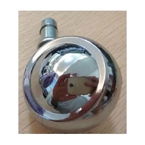 1.5" inch Shepherd Round ball Metal  with Chrome Plating Caster Wheel