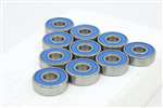 10 Bearing 5x8x2.5 Stainless Steel Sealed Miniature Ball Bearings