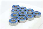 10 Bearings SR166-2RS Stainless Sealed 3/16 x 3/8 x 1/8 inch Bearings