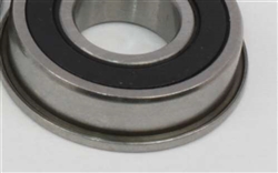 FR3-2RS Flanged Bearing Sealed 3/16"x1/2"x0.197" inch Bearings