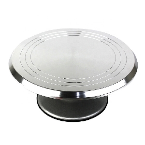 12" Inch Aluminum Pizza Serving Lazy Susan Turntable Bearing