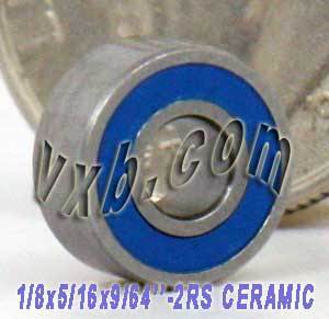 Sealed Bearing 1/8"x5/16"x9/64" Ceramic:vxb:Ball Bearing