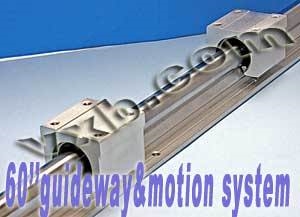 20mm 60 Rail Guideway System w/2 Slide Units Linear Motion