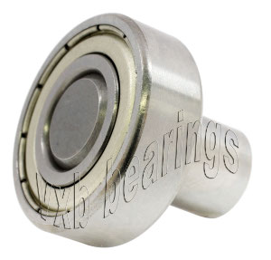 3/16" Inch Ball Bearing with integrated Axle:3/16"x11/16"x3/8":VXB Ball Bearing
