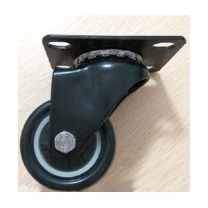 2"Inch Heavy Duty Black Swivel Caster Wheel with 220 lbs Load Rating