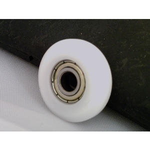 5mm Bore Bearing with 23mm White Plastic Tire 5x23x7mm