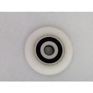 5mm Bore Bearing with 27mm White Plastic Tire 5x27x6mm