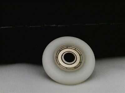 5mm Bore Bearing with 28mm White Plastic Tire 5x28x7mm