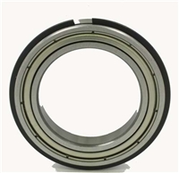 6004ZZNR Shielded Bearing with snap ring groove + a snap ring 20x42x12