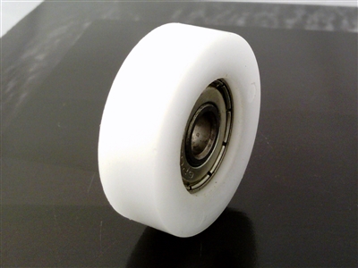 6mm Bore Bearing with 30mm White Plastic Square Tire 6x30x9mm