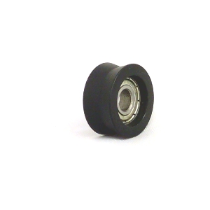 6mm Bore Bearing with 21mm Nylon Pulley v Groove Track Guide Roller Bearing 6x21x10mm