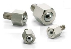 NBK Made in Japan BRDH-12 Hexagon Head Screw Type Ball Transfer Unit for Downward and Sideward Facing Applications