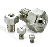 NBK Made in Japan BRUHS-6-S Hex Head Screw Type Ball Transfer Unit for Upward Facing Applications