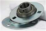 FYH SAPF204 20mm Stamped round 3 Bolts Flanged Mounted Bearings