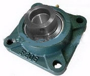 HCF203-11 Steel Flange 4 Bolt 11/16" Bore Mounted Bearing with eccentric collar