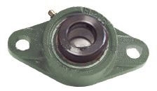 2 1/16" inch Bearing HCFL211-33 2 Bolts Flanged Cast Housing Mounted Bearing with Eccentric Collar Lock