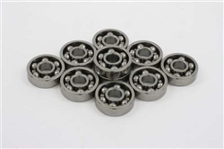 3x6x2 Stainless Steel Open Miniature Bearing Pack of 10