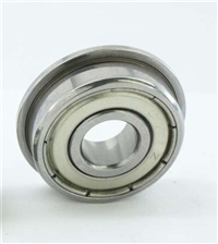 SFR144ZZ Flanged Bearing Shielded 1/8"x1/4"x7/64" inch Bearings