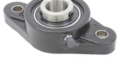 UCNFL201 12mm Bearing Flanged Cast Housing 2 Bolt Mounted Bearings