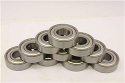 5x8x2.5 Stainless Steel Shielded 5mm Bore Bearings Pack of 10