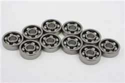 10 Flanged Bearing Open Stainless Steel 1/8