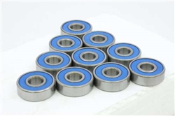 5x8x2.5 Stainless Steel Shielded Miniature Bearing Pack of 10