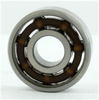 Sealed Si3N4 Ceramic Skateboard Bearing Stainless Steel ABEC-5 Bearings