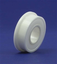 FR166-2RS Full Ceramic Flanged Bearing 3/16"x3/8"x1/8" inch ZrO2