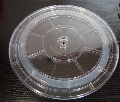 8" Inch Dia. clear acrylic Lazy Susan Turntable Bearing