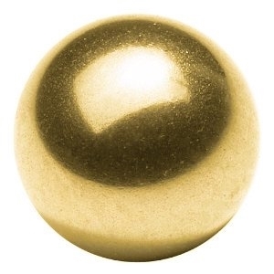 12mm = 0.472" Inches Diameter Loose Solid Bronze/Brass Ball