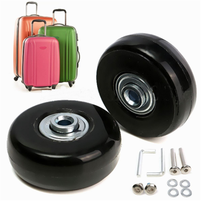 Travel Bags Replacement Luggage Wheels Set Universal Suitcase Repair Kit Axles Wrench Bearing Skate Wheel Roller 40MM