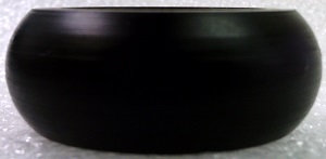 8mm Bore Bearing with 32mm Plastic Tire Side view