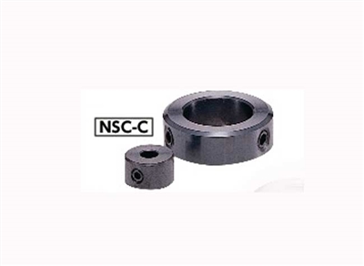NSC-12-10-C NBK Set Collar - Set Screw Type - Steel  NBK  Ferrosoferric Oxide Film Pack of 1 Collar Made in Japan