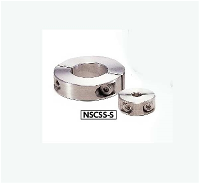 NSCSS-10-10-S NBK Set Collar Split type Stainless Steel One Collar Made in Japan