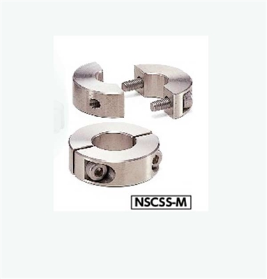NSCSS-16-15-M NBK Set Collar  Split  type - Steel Electroless Nickel Plating One Collar Made in Japan