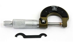 Old School Micrometer Bearing Measuring Tool 0-25mm  Outside Micrometers Measure Tool Set 0.01mm