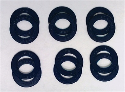 A Pack of 12 Blue seals for 608 Bearings