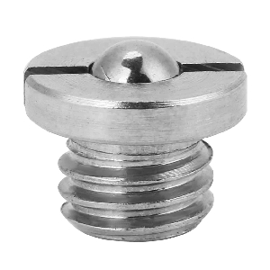 M10 9mm Stainless Steel Threaded Flanged Ball Spring Plunger