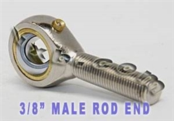 Male Rod End 3/8" POSB6 Right Hand Bearing