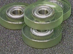 PU0418-5 Polyurethane Rubber Bearing 6x18x5mm Shielded Miniature