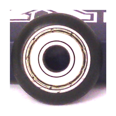 3mm Bore Bearing with 17mm Plastic Tire Angle view