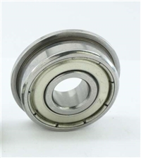 SFR6ZZ Flanged Bearing Shielded 3/8"x7/8"x 0.281" inch Bearings