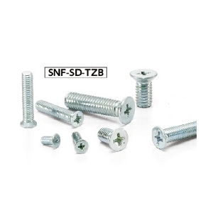 SNF-M3-8-SD-TZB NBK Cross Recessed Flat Head Machine Screws with Small Head -Made in Japan