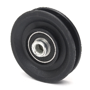 10mm Bore Bearing with 90mm Steel Wire/Cable Track Pulley 10x90x18mm